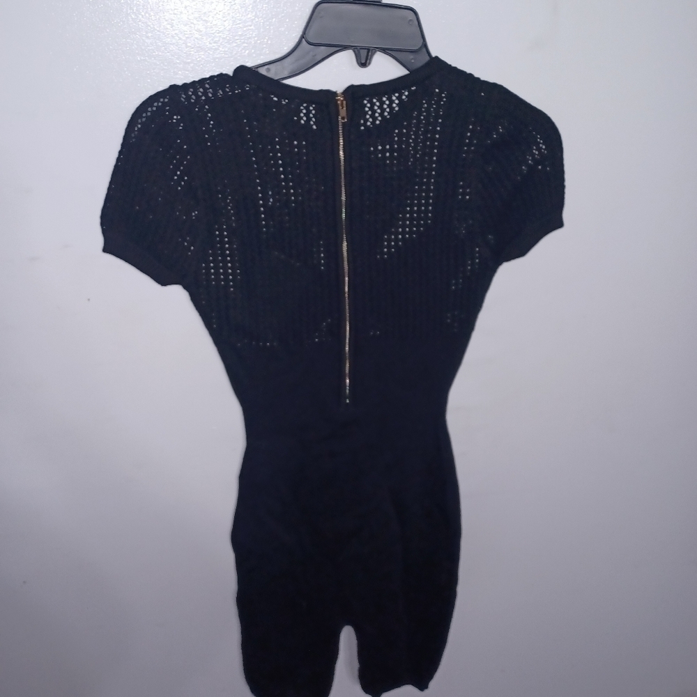 Hera Collection- Black - 1 Piece - Short Jumpsuit- W Sz Small - Picture 5 of 8